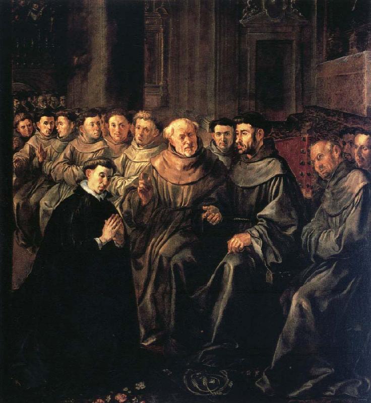 Francisco de herrera the elder St.Bonaventure Enters the Franciscan Order